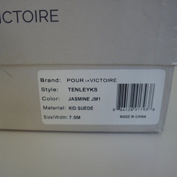 Pour La Victoire Tenlyks Loafers Size 7.5 in Jasmine Kid Suede - Picture 2 of 13